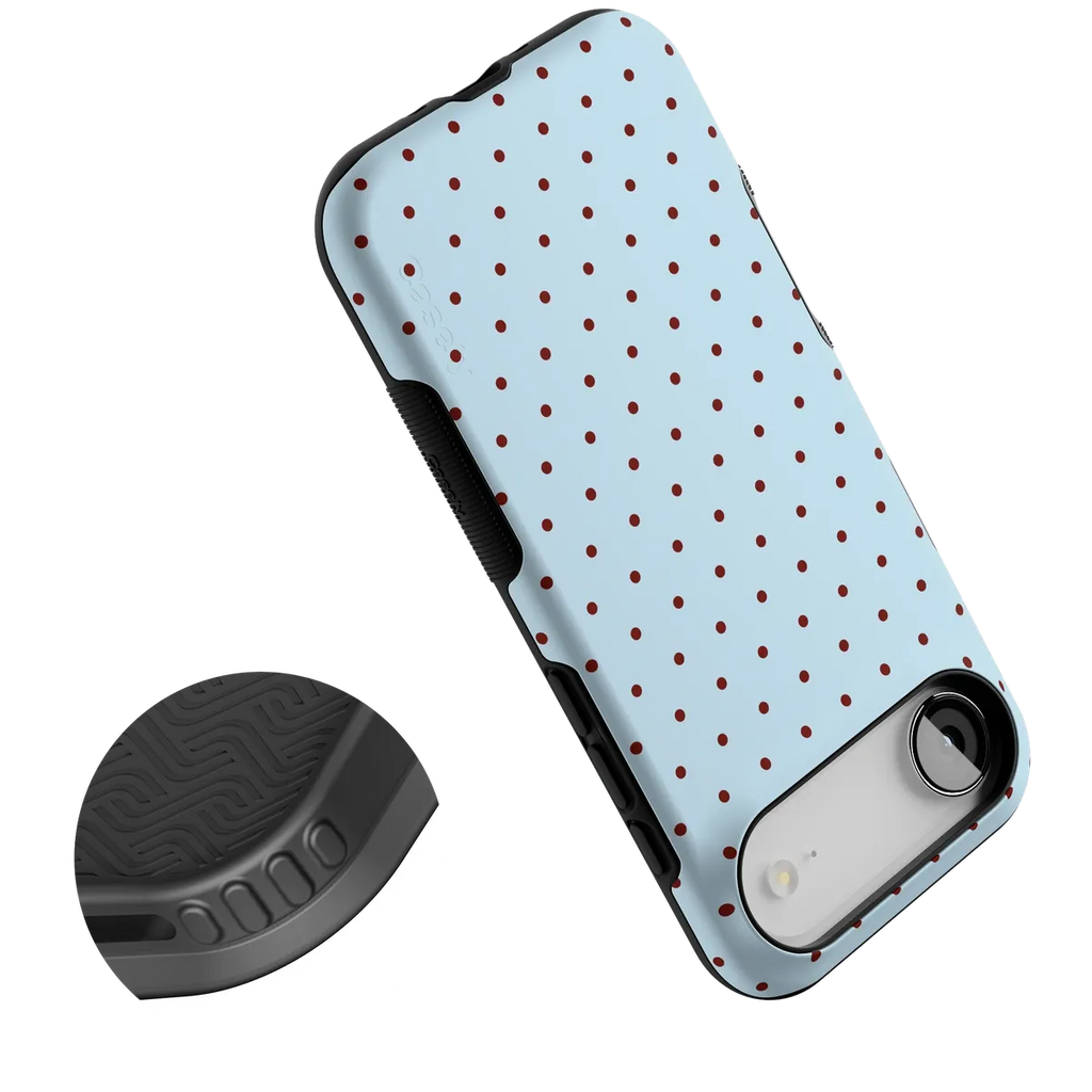 On the Dot | Blue Polka Dot Case
