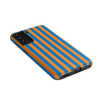 Go New York | Blue & Orange Stripes Case