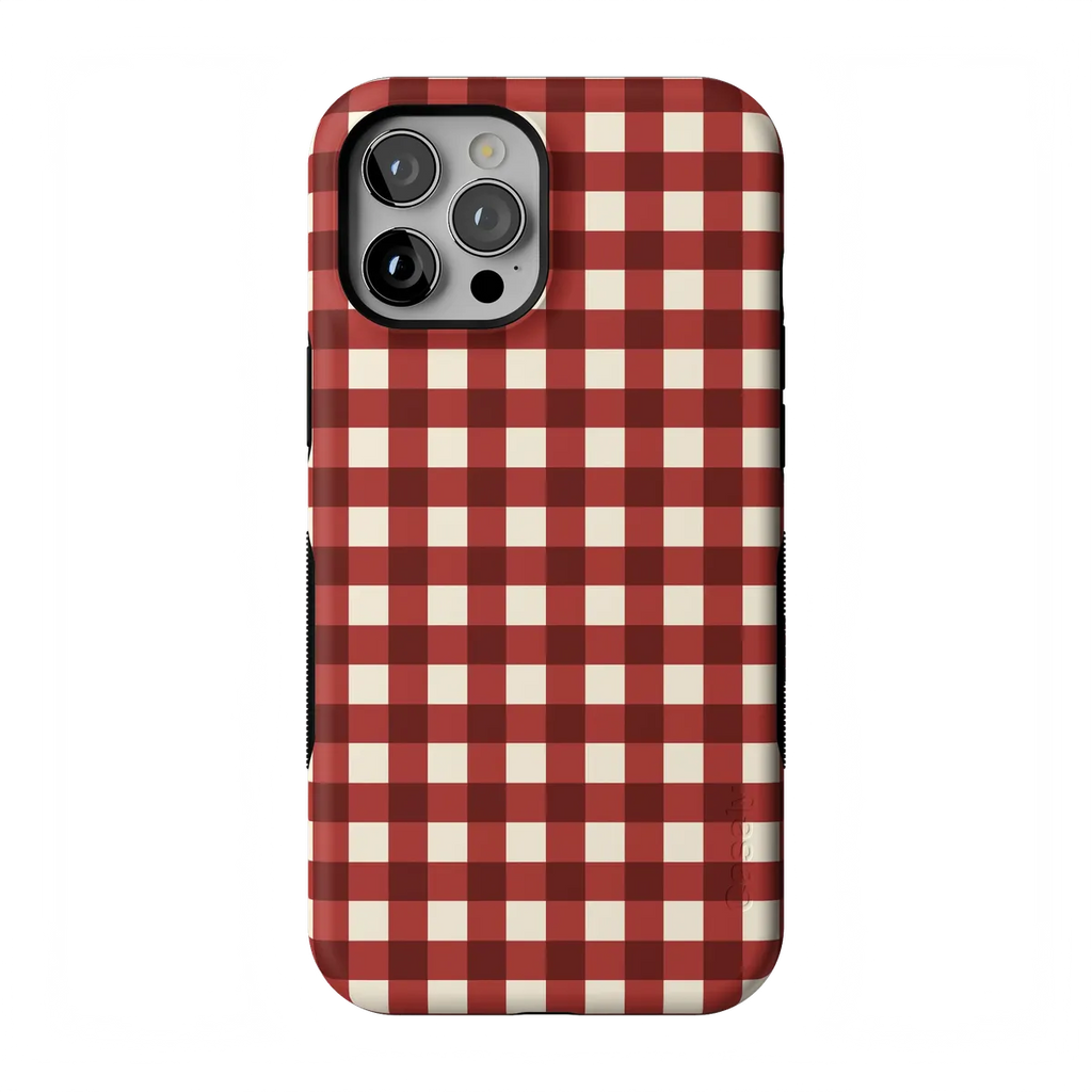 Checked Twice | Red Plaid Case