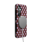 Spotted in SoHo | Burgundy Polka Dot Case