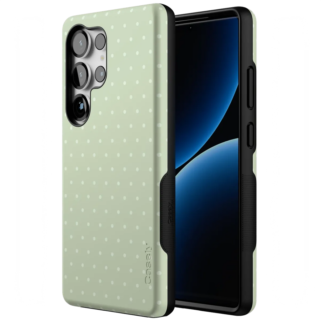 On the Dot | Green Polka Dot Case