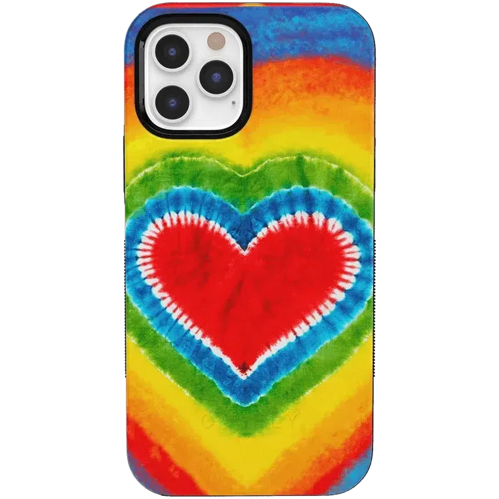 I Heart Tie Dye | Rainbow Heart Case