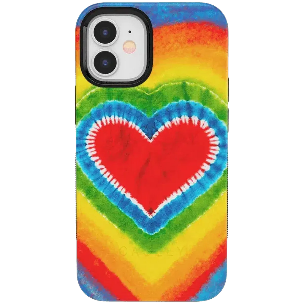 I Heart Tie Dye | Rainbow Heart Case