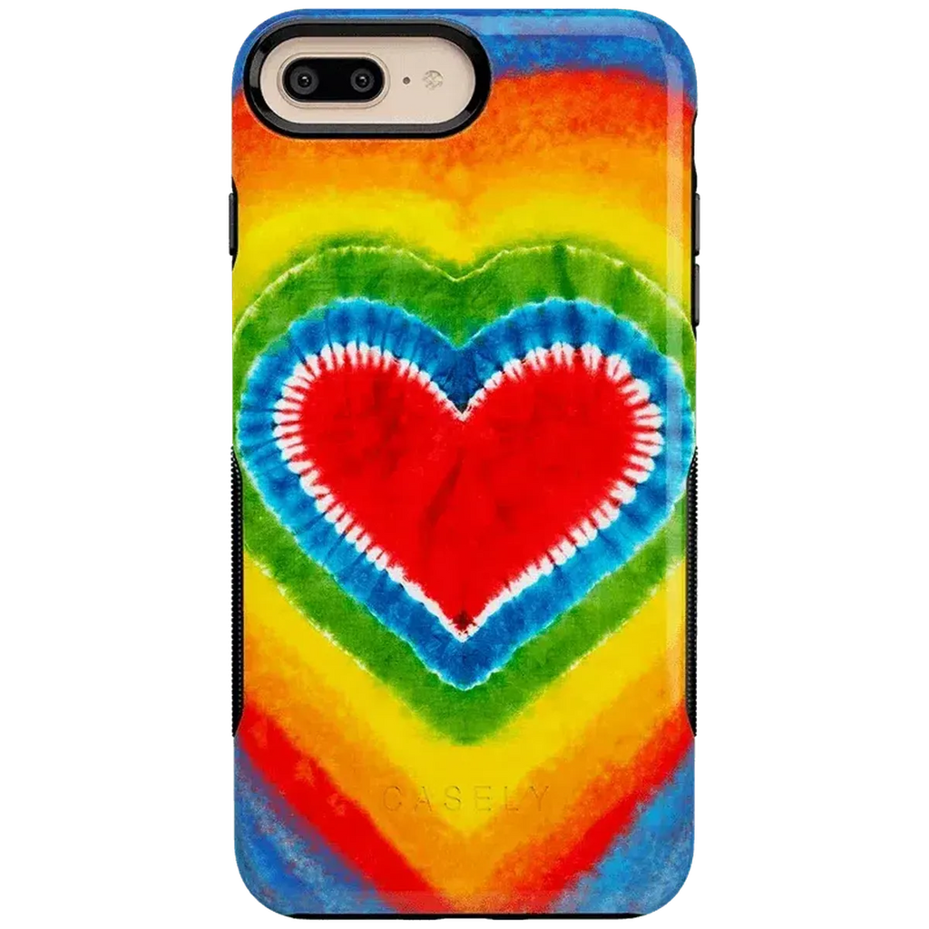 I Heart Tie Dye | Rainbow Heart Case
