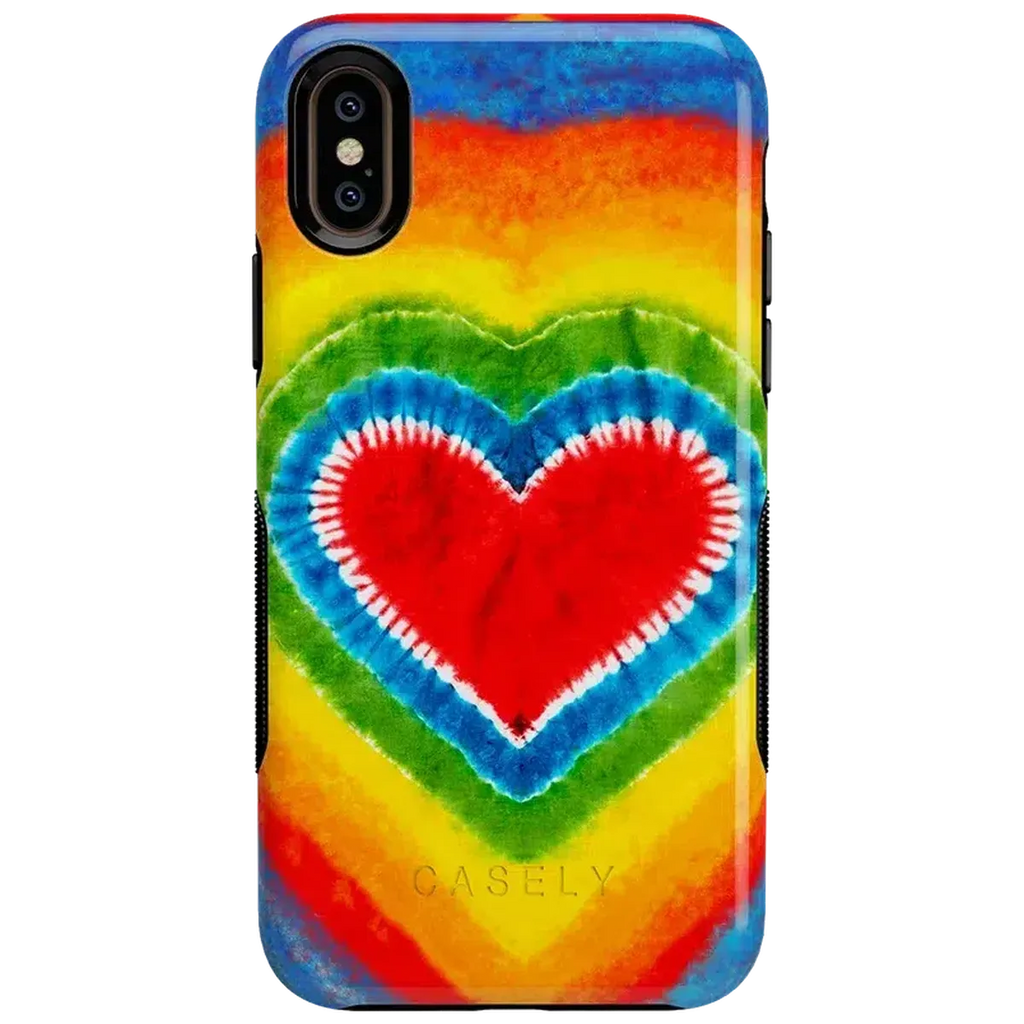 I Heart Tie Dye | Rainbow Heart Case