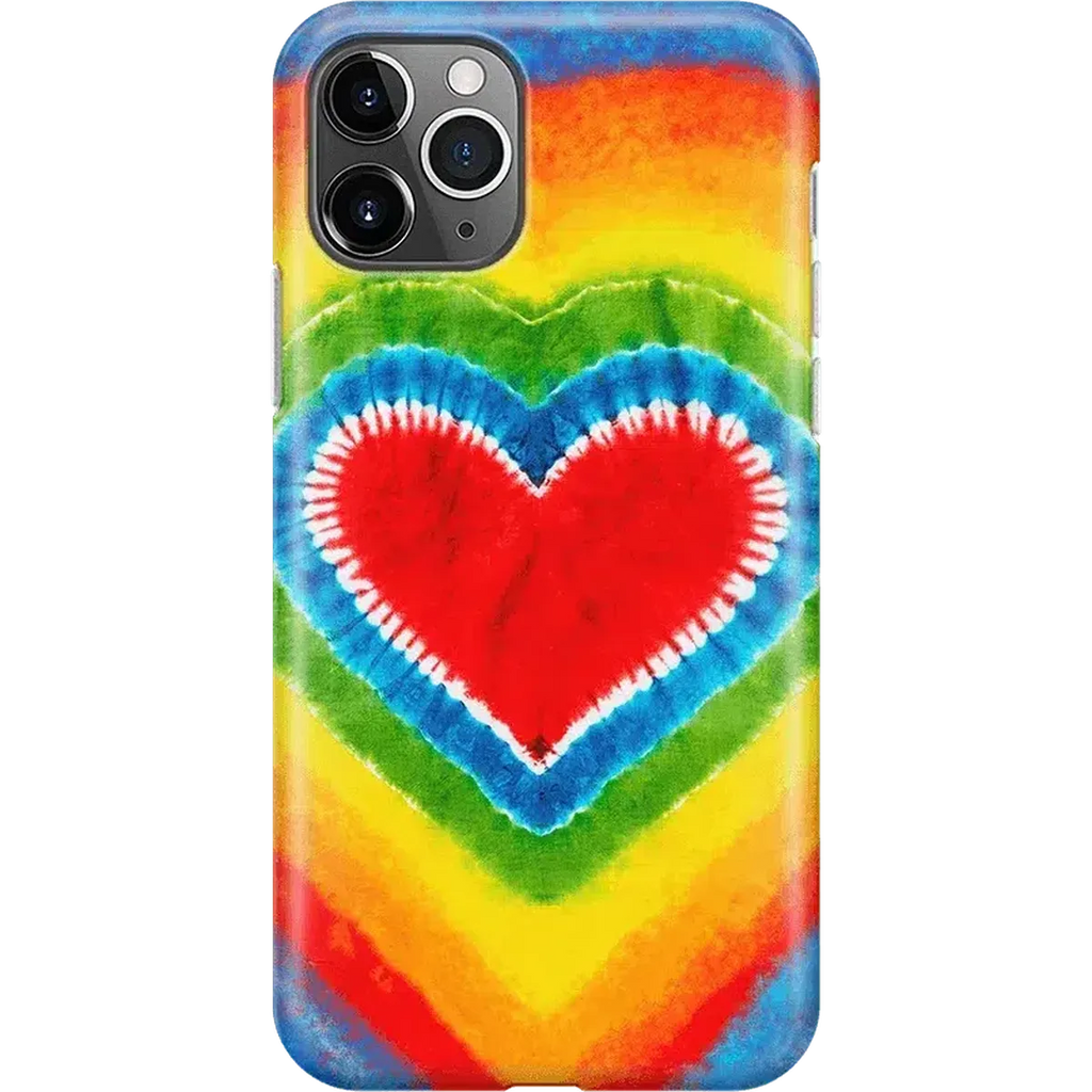 I Heart Tie Dye | Rainbow Heart Case