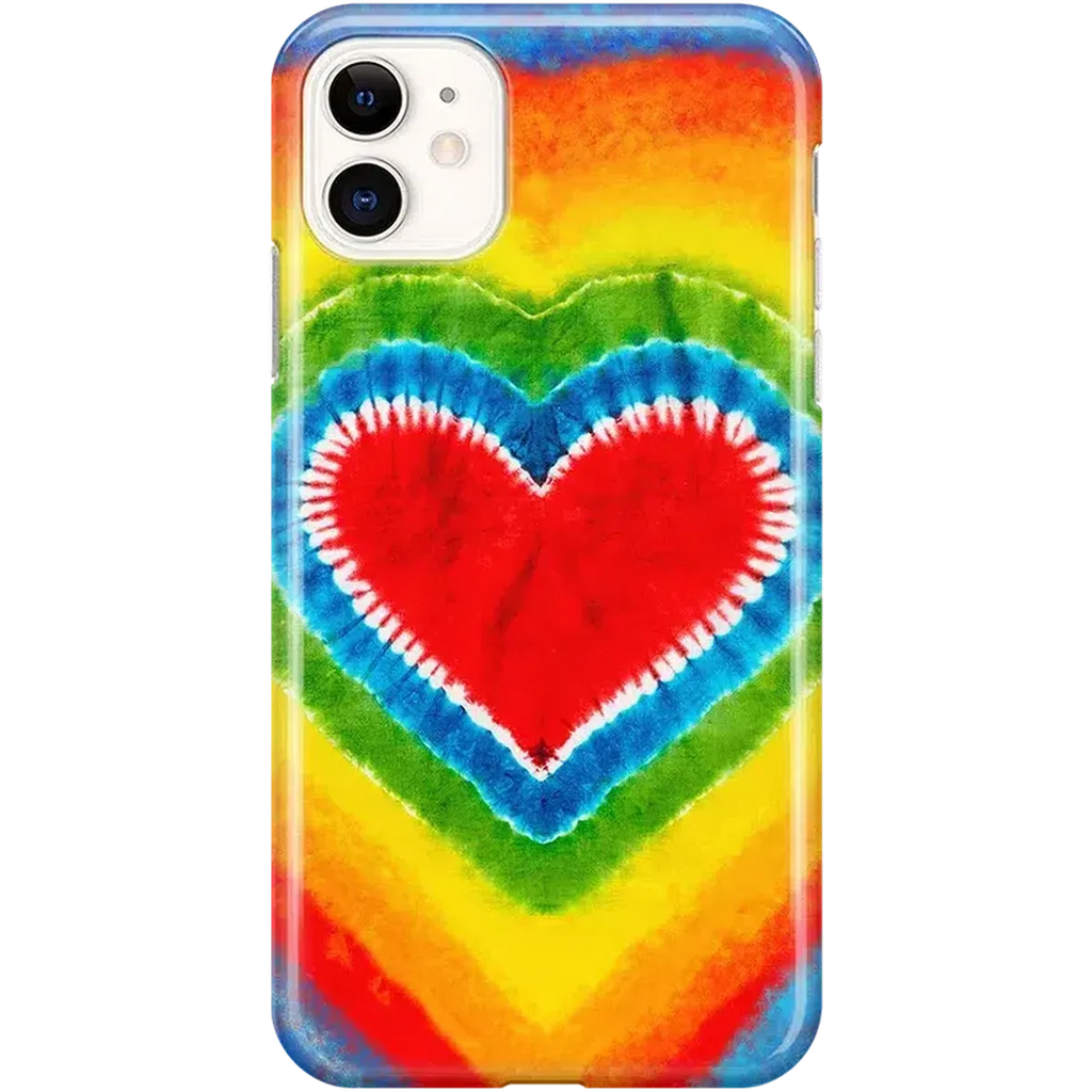 I Heart Tie Dye | Rainbow Heart Case