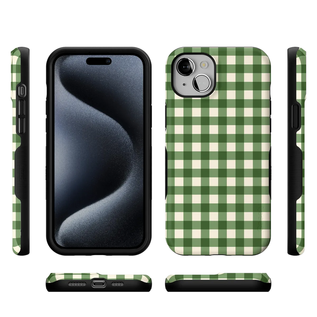 Checked Twice | Green Plaid Case