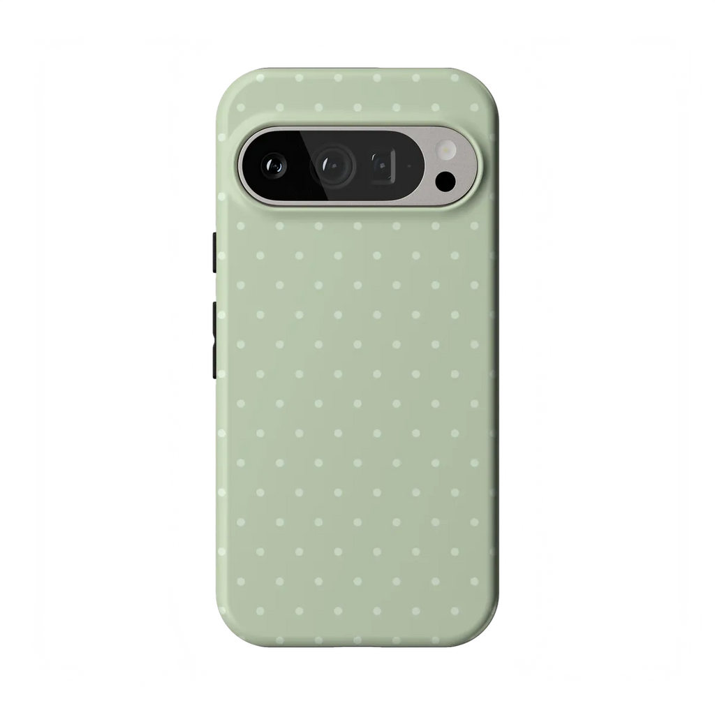 On the Dot | Green Polka Dot Case