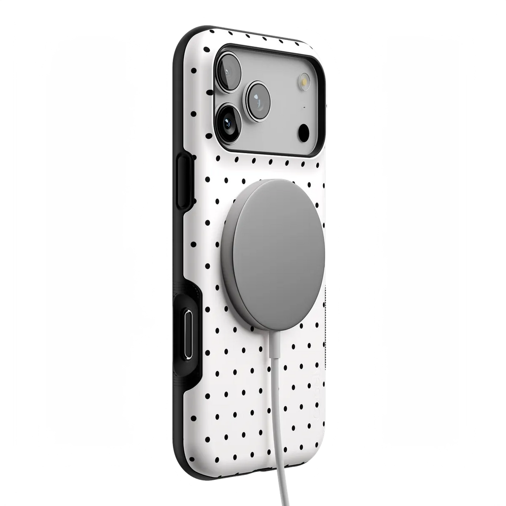 On the Dot | Black Polka Dot Case