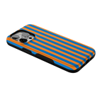 Go New York | Blue & Orange Stripes Case