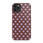 Spotted in SoHo | Burgundy Polka Dot Case