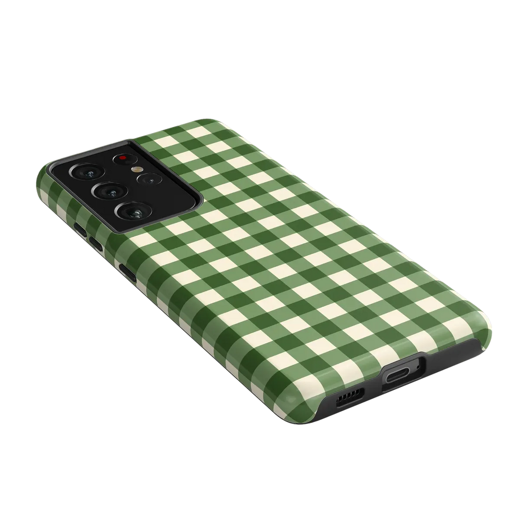 Checked Twice | Green Plaid Case