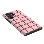 Uptown Gridlock | Pink Checkerboard Case