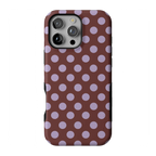 Spotted in SoHo | Burgundy Polka Dot Case