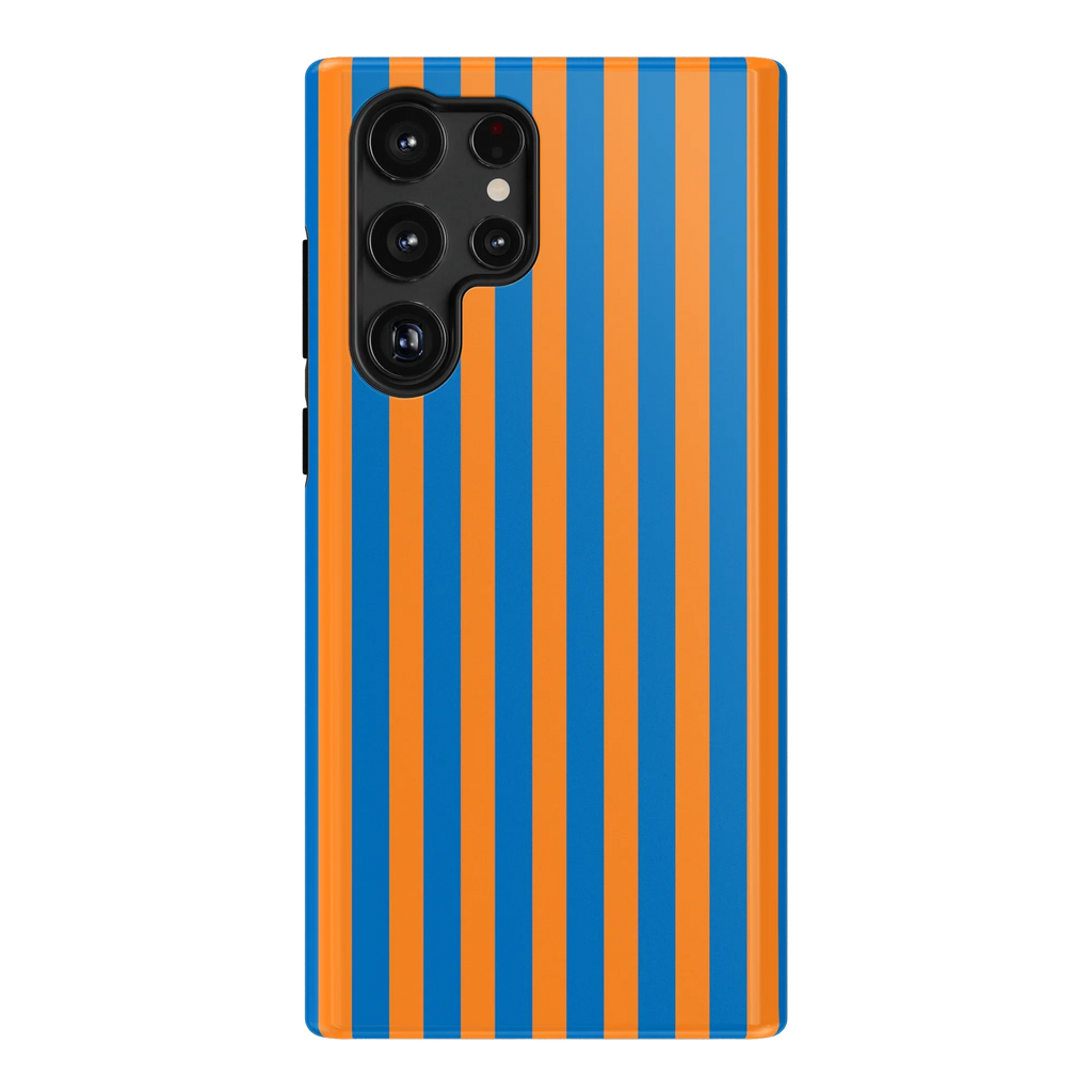 Go New York | Blue & Orange Stripes Case