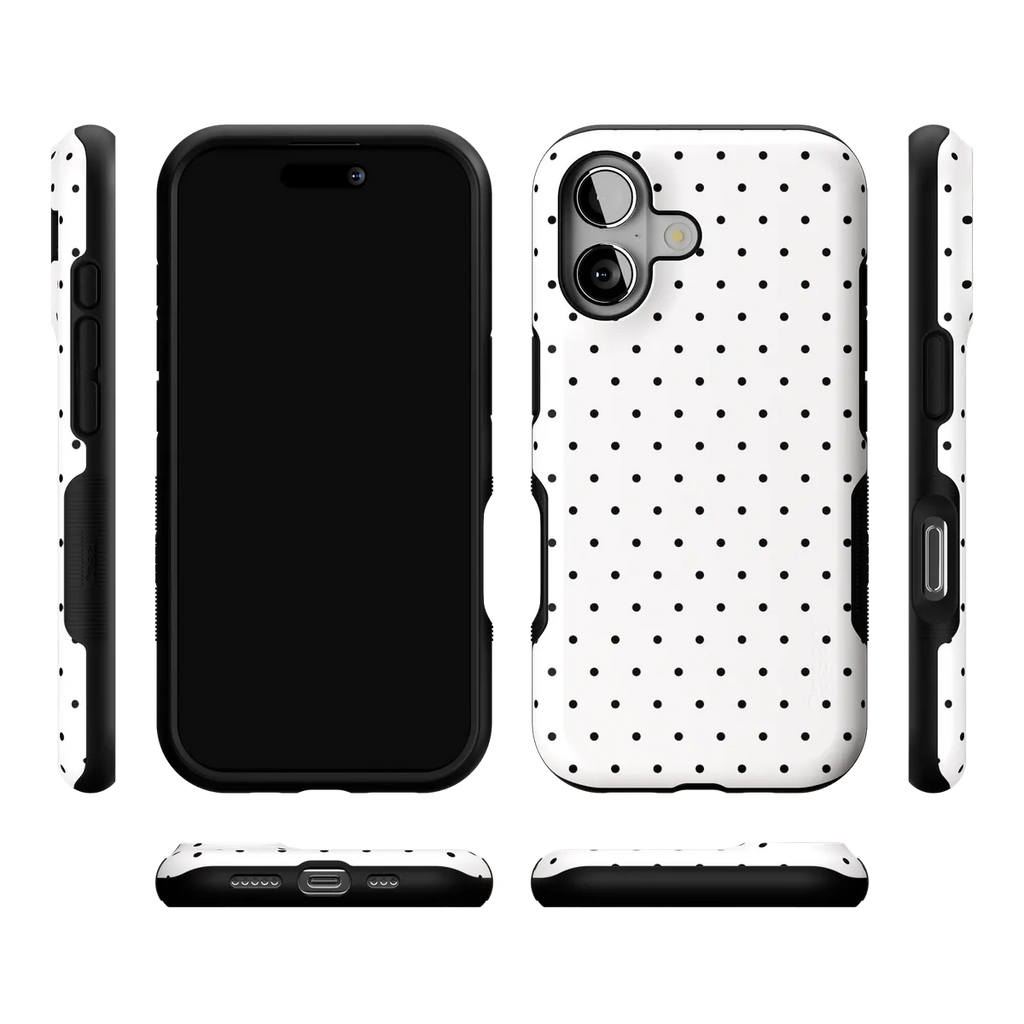 On the Dot | Black Polka Dot Case