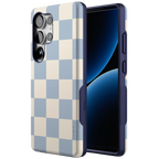 Fit Check | Light Blue Checkerboard Case