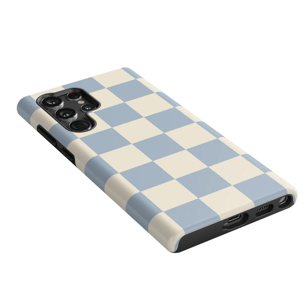 Fit Check | Light Blue Checkerboard Case