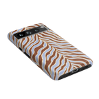 Untamed | Brown & Blue Zebra Case