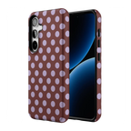 Spotted in SoHo | Burgundy Polka Dot Case