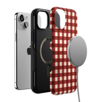 Checked Twice | Red Plaid Case