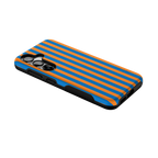 Go New York | Blue & Orange Stripes Case
