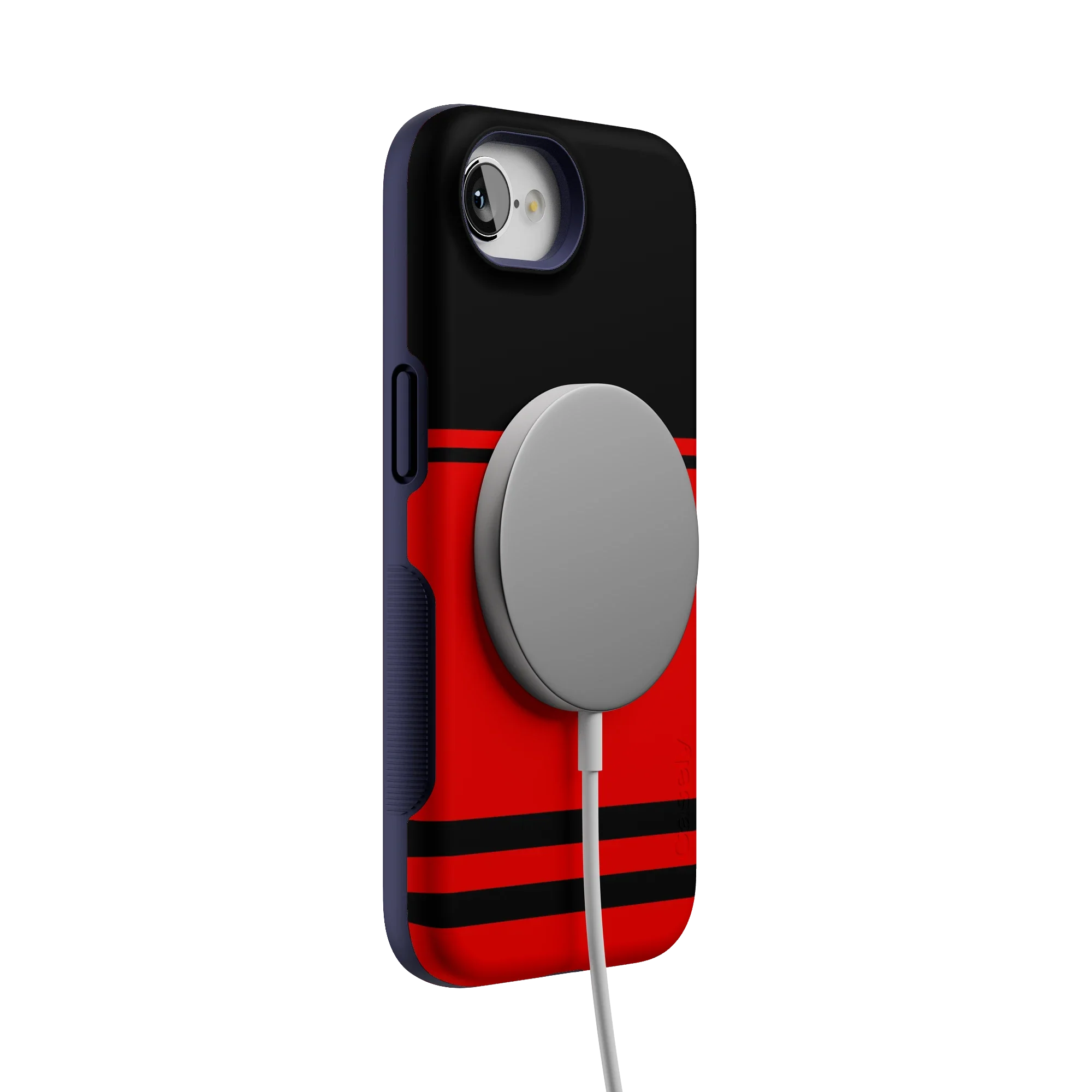 Storm Warning | Black & Red Stripes Case