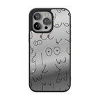 I'm With Her | Black & White Boobs Case