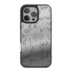 I'm With Her | Black & White Boobs Case