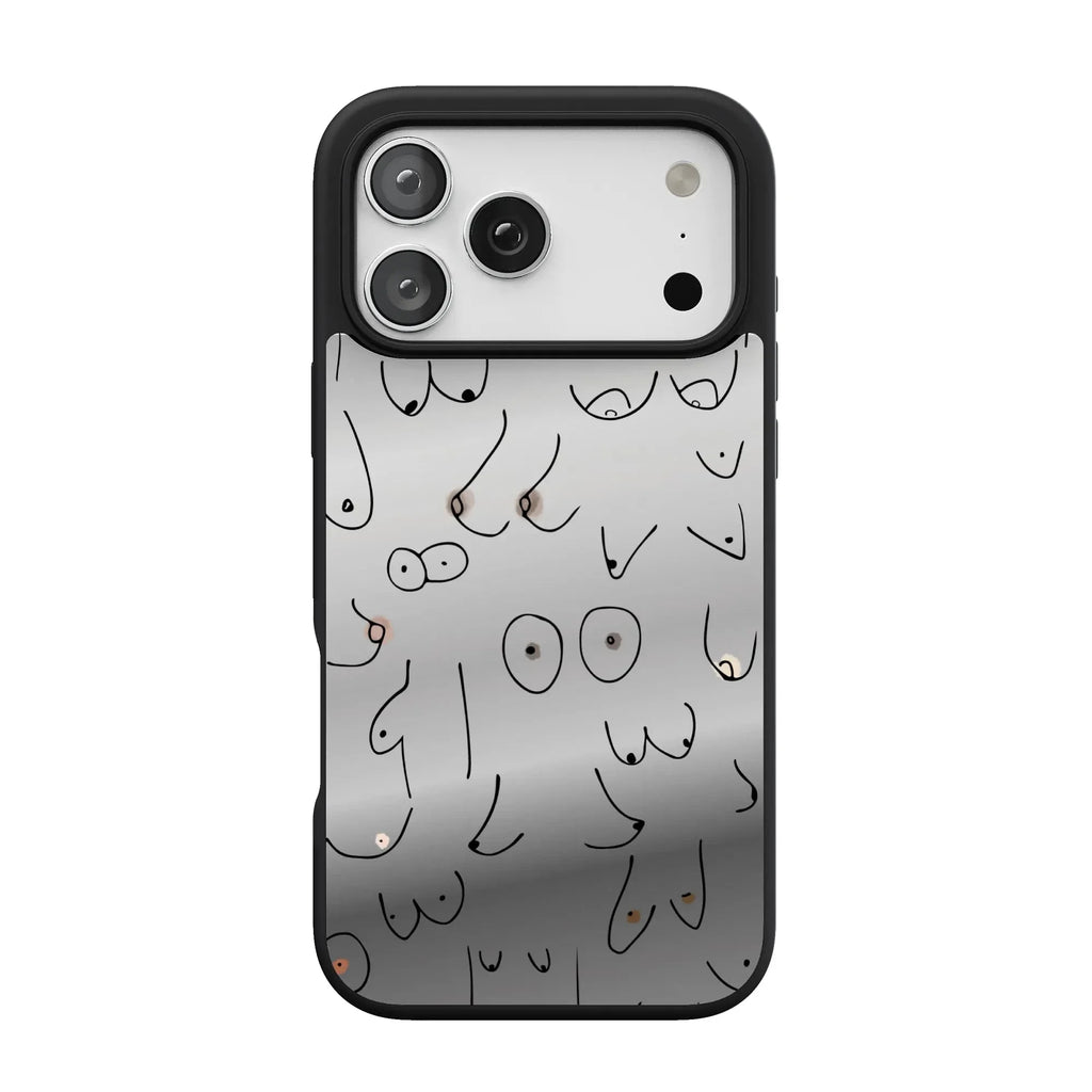 I'm With Her | Black & White Boobs Case