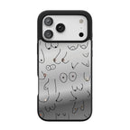 I'm With Her | Black & White Boobs Case