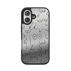 I'm With Her | Black & White Boobs Case