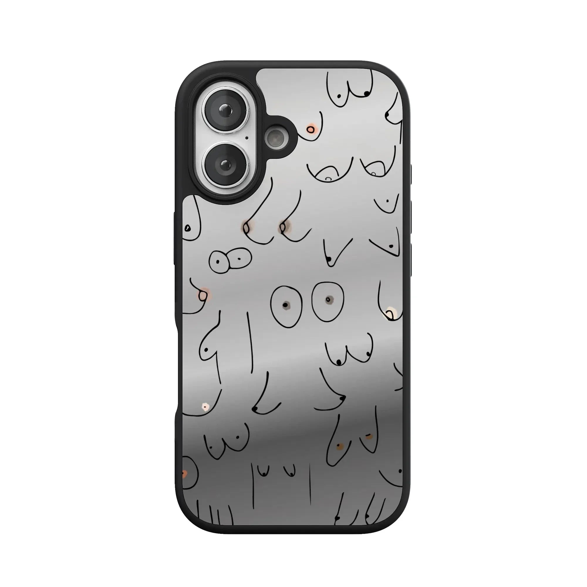 I'm With Her | Black & White Boobs Case