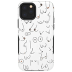 I'm With Her | Black & White Boobs Case