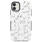 I'm With Her | Black & White Boobs Case