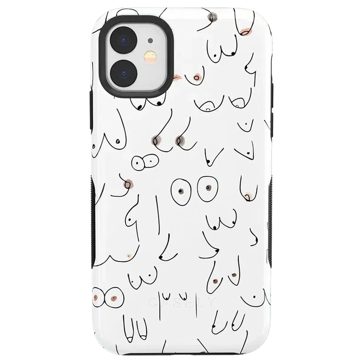 I'm With Her | Black & White Boobs Case