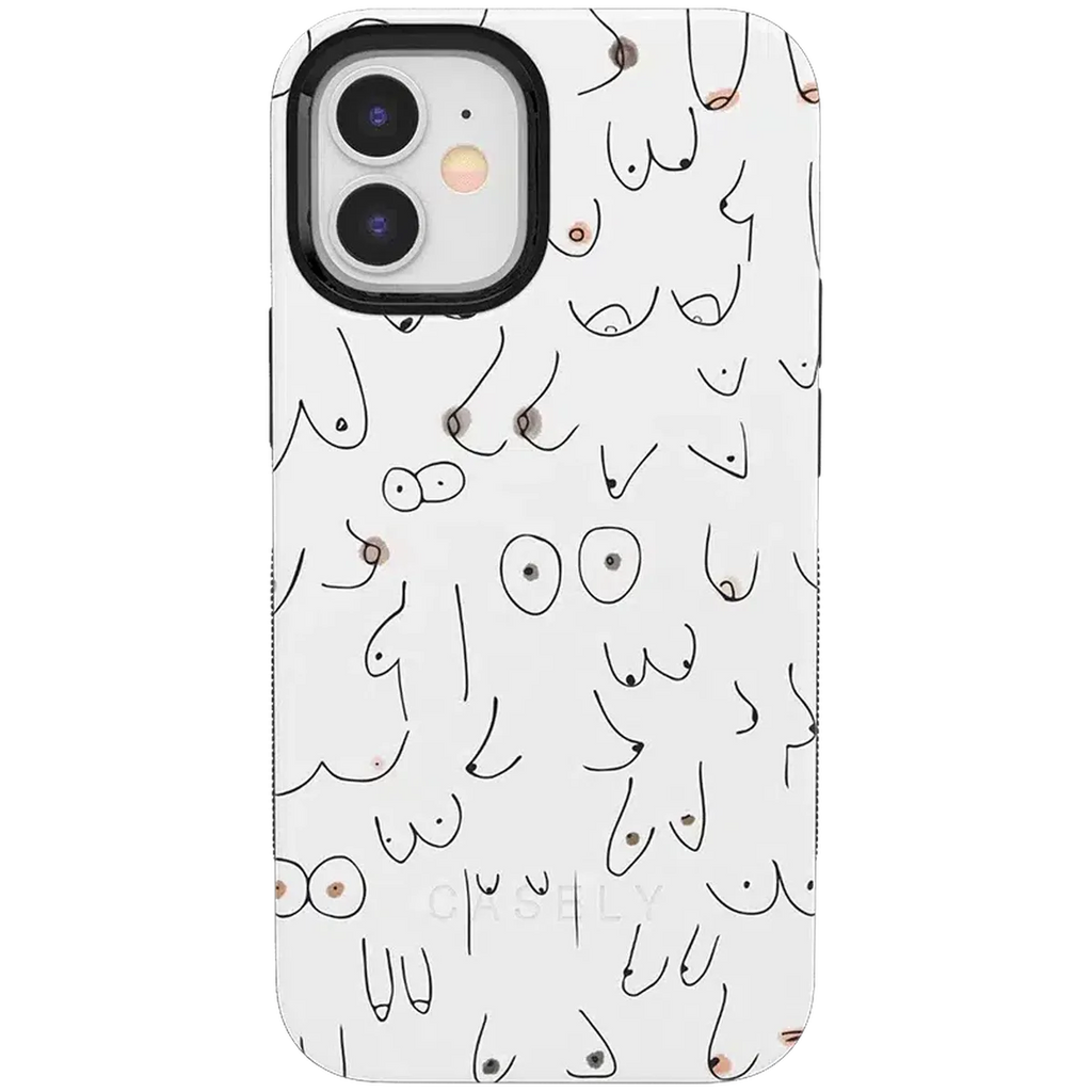 I'm With Her | Black & White Boobs Case