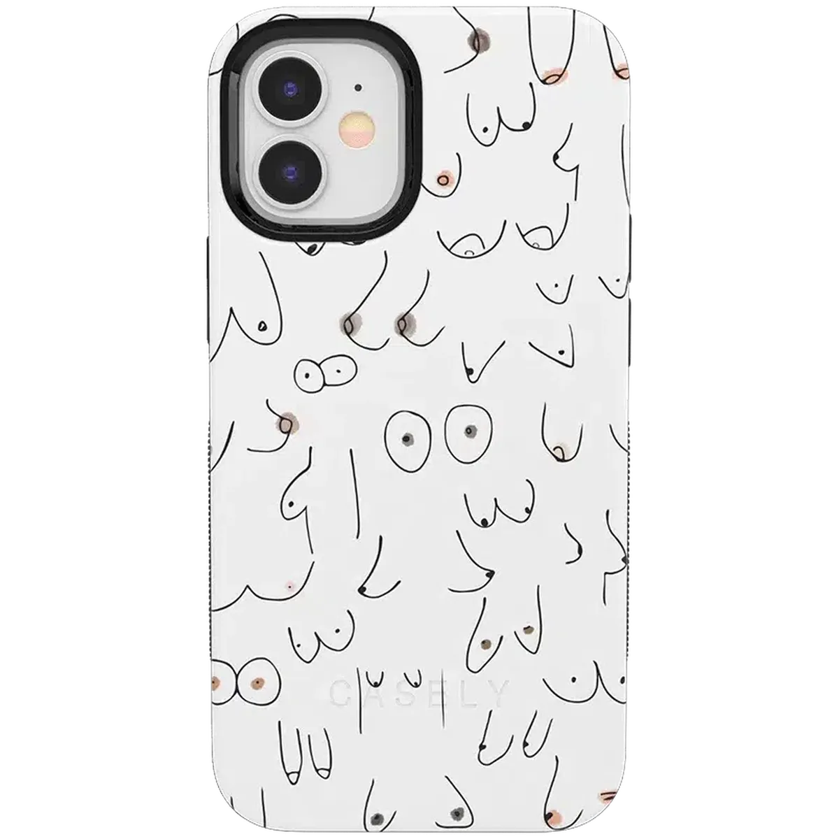 I'm With Her | Black & White Boobs Case
