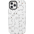 I'm With Her | Black & White Boobs Case