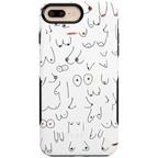 I'm With Her | Black & White Boobs Case
