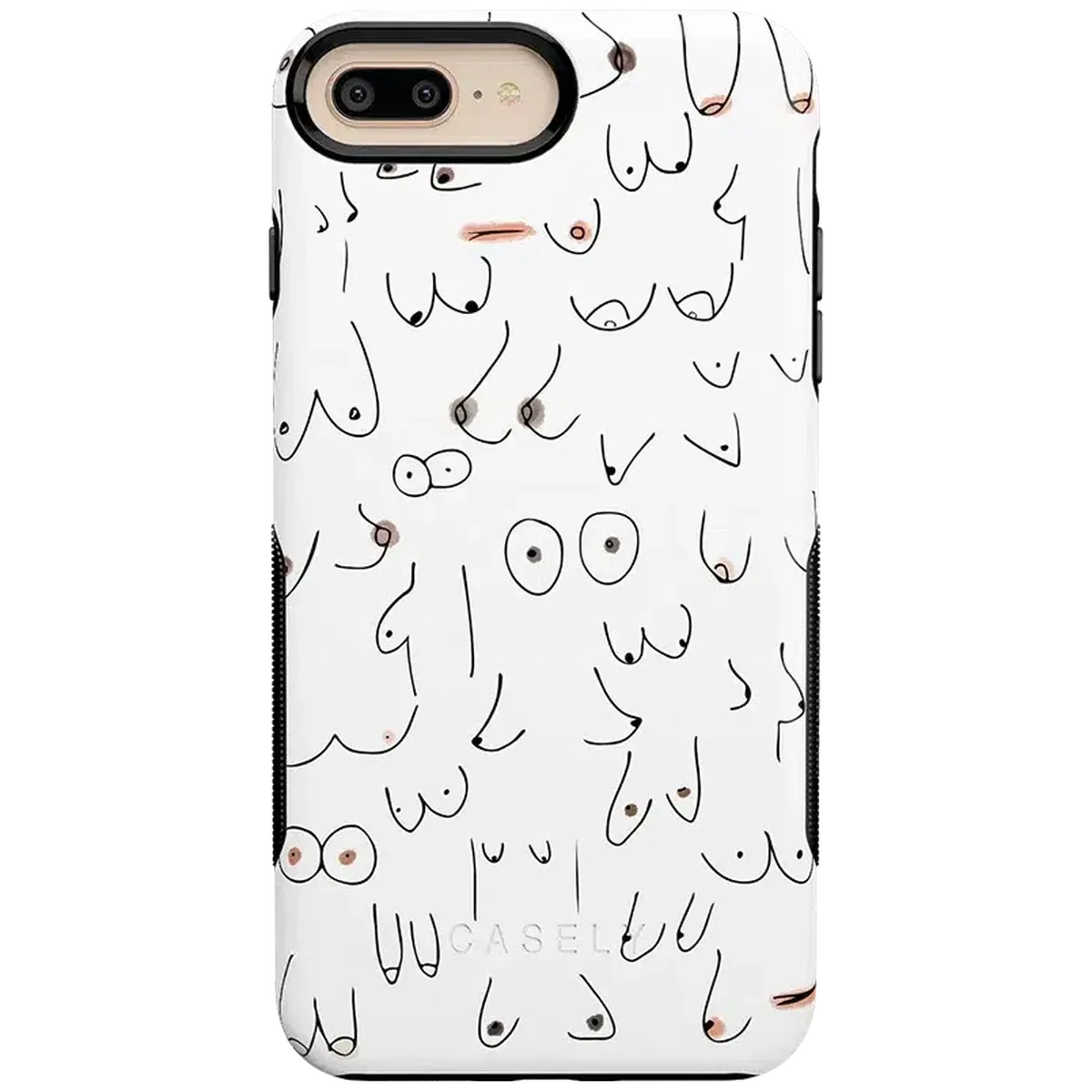 I'm With Her | Black & White Boobs Case