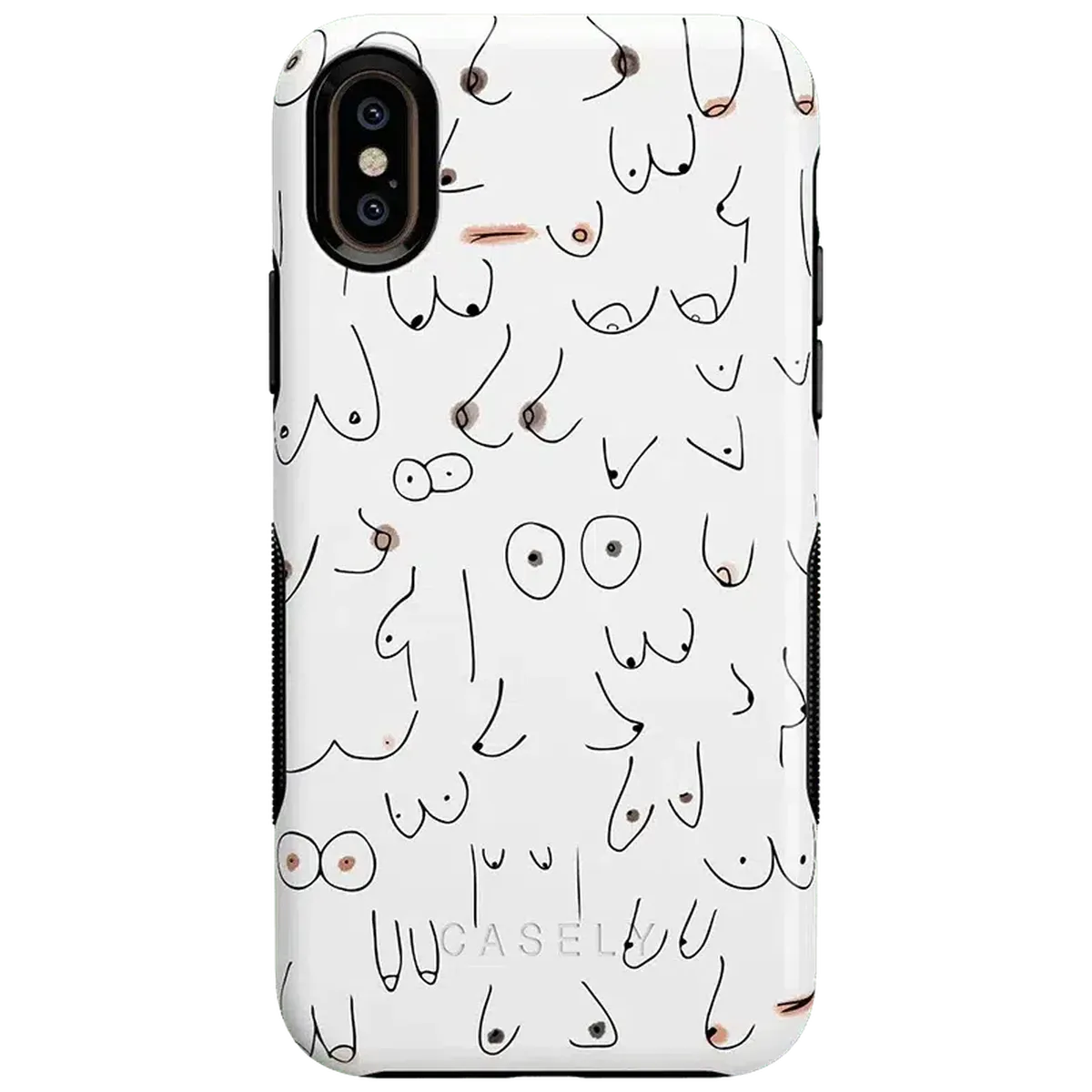 I'm With Her | Black & White Boobs Case