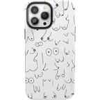 I'm With Her | Black & White Boobs Case