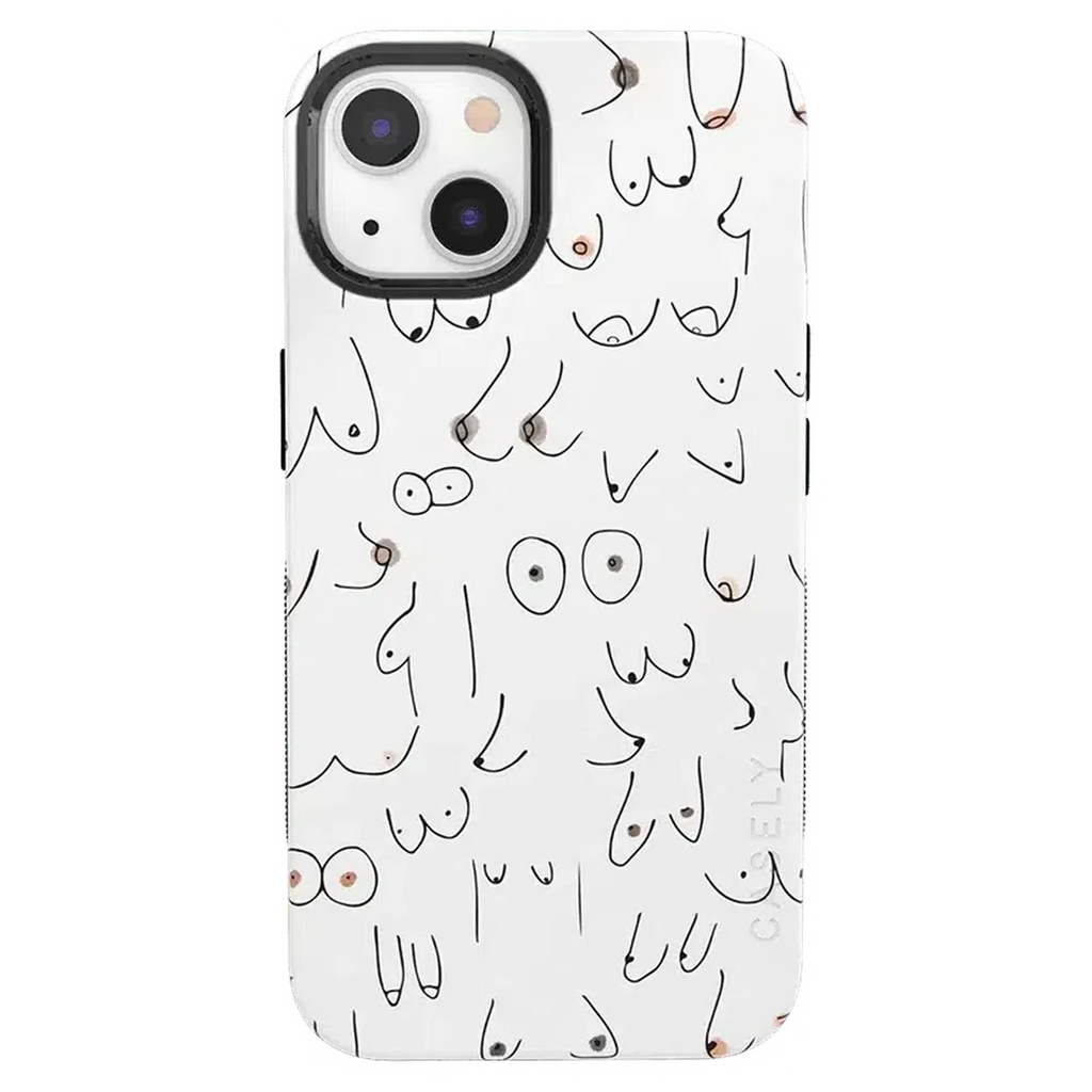 I'm With Her | Black & White Boobs Case