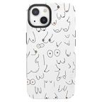 I'm With Her | Black & White Boobs Case