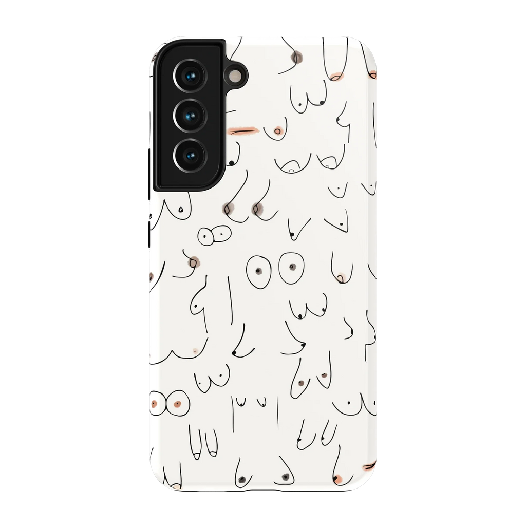 I'm With Her | Black & White Boobs Case