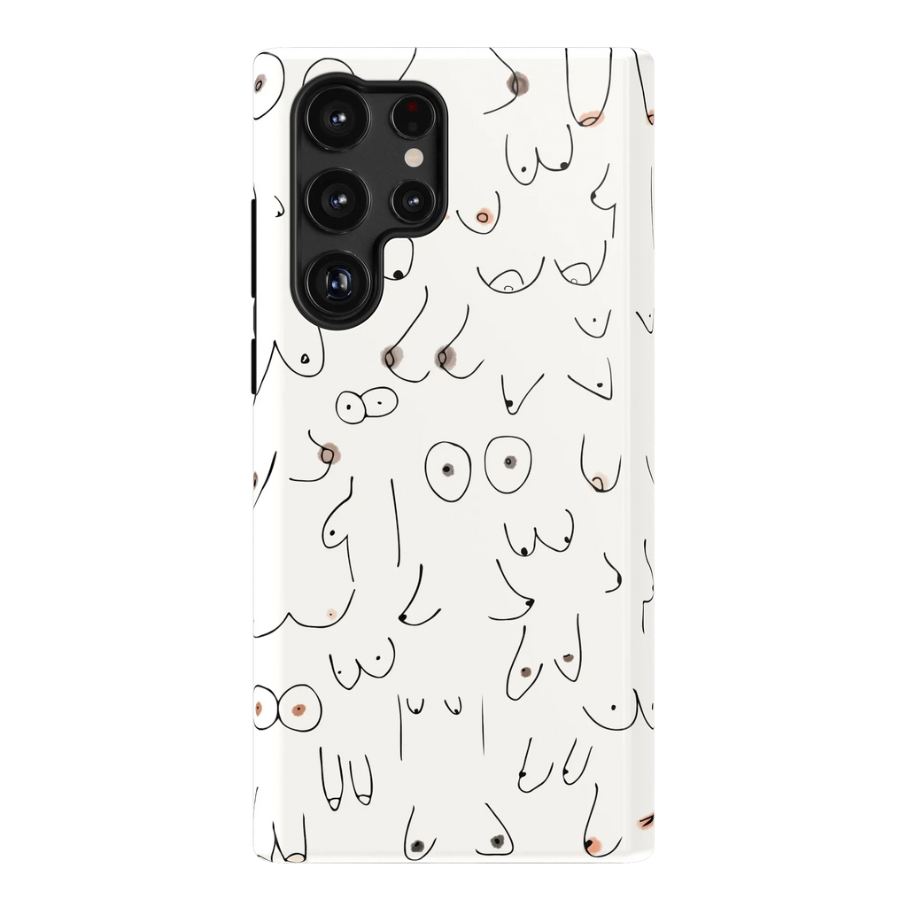 I'm With Her | Black & White Boobs Case
