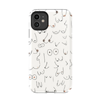 I'm With Her | Black & White Boobs Case