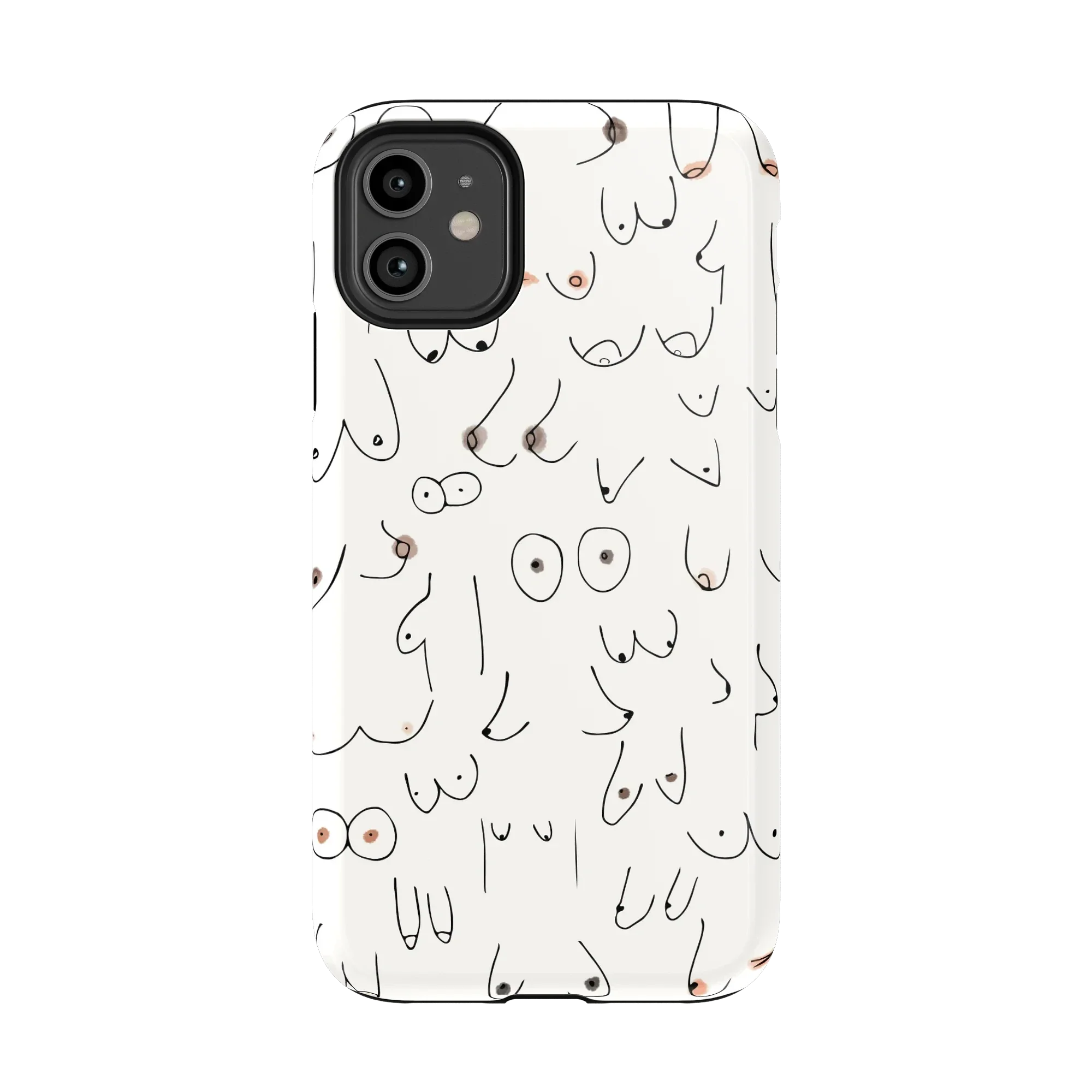 I'm With Her | Black & White Boobs Case